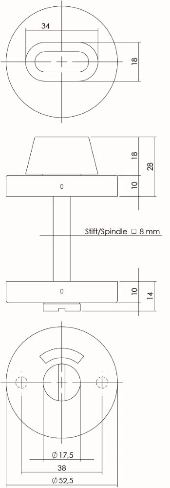 WC-sluiting Tira verdekt RVS Intersteel 8714186039885