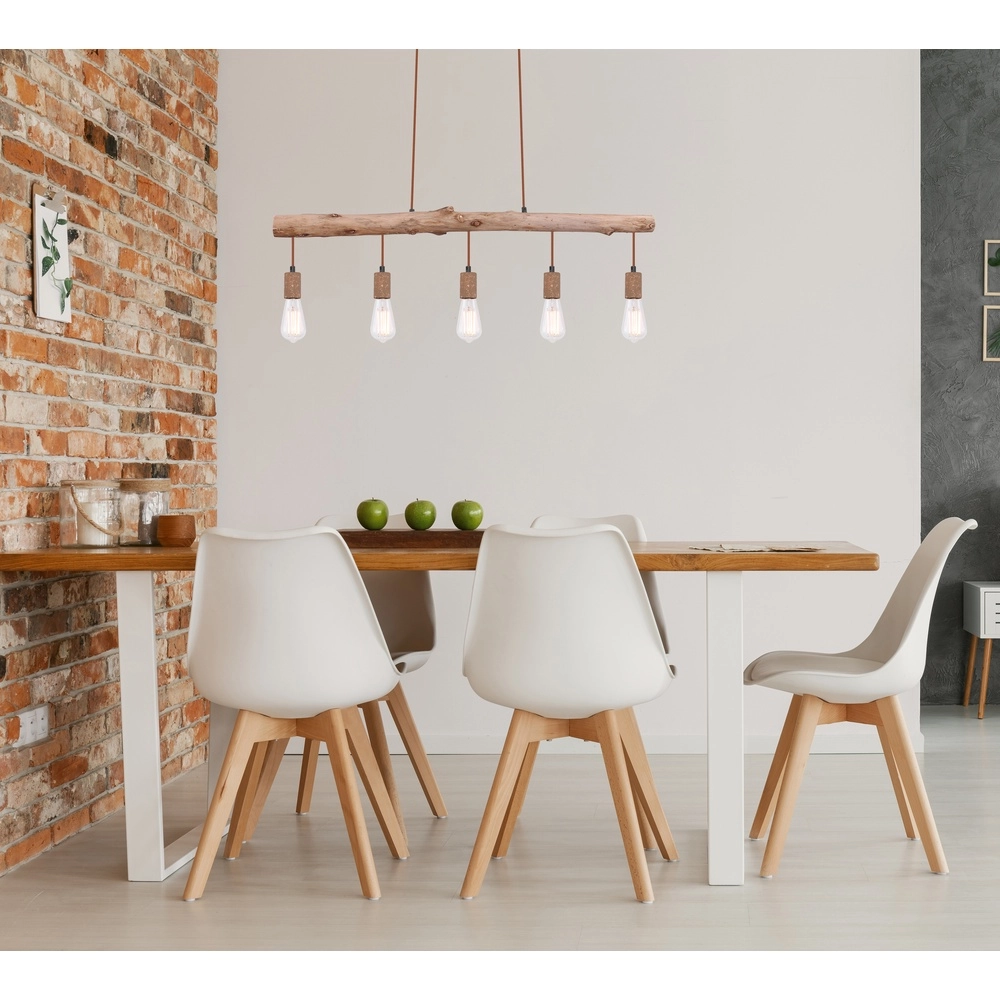 Eetkamer hanglamp Jakob roest bruin Globo 9007371389636