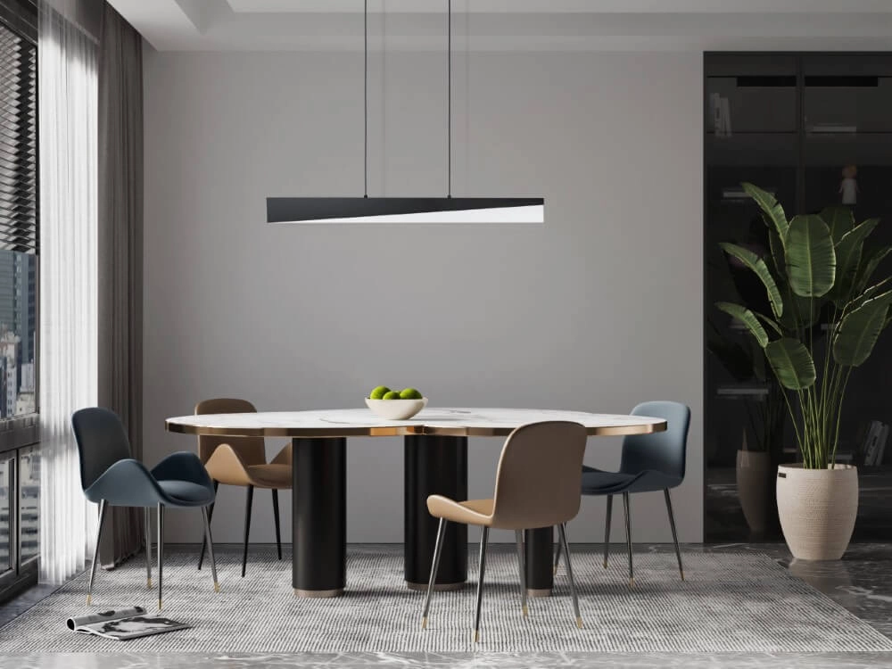 Zwarte led hanglamp Isidro Eglo 9002759995621