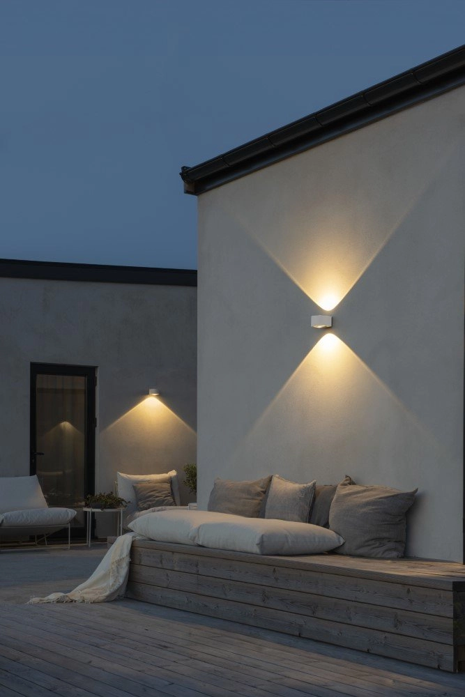 Buitenlamp Up - Down Gela wit KonstSmide 7318307882254