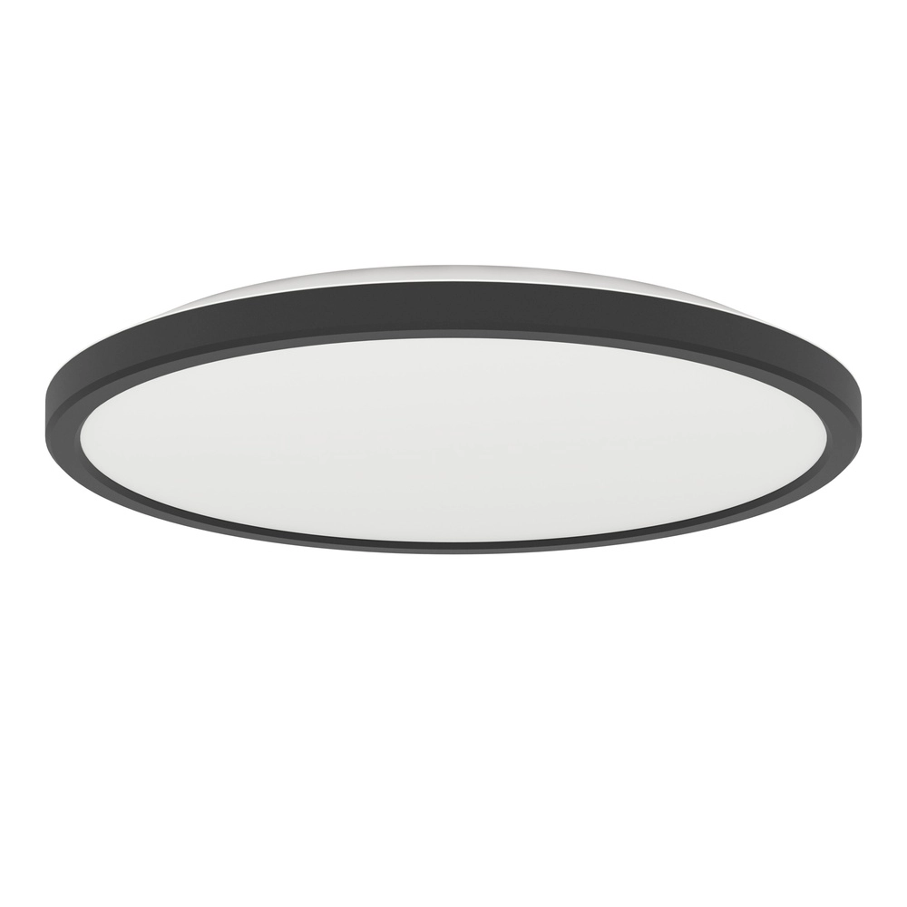Badkamer plafondlamp Rovito Zigbee - zwart - Ø 30cm