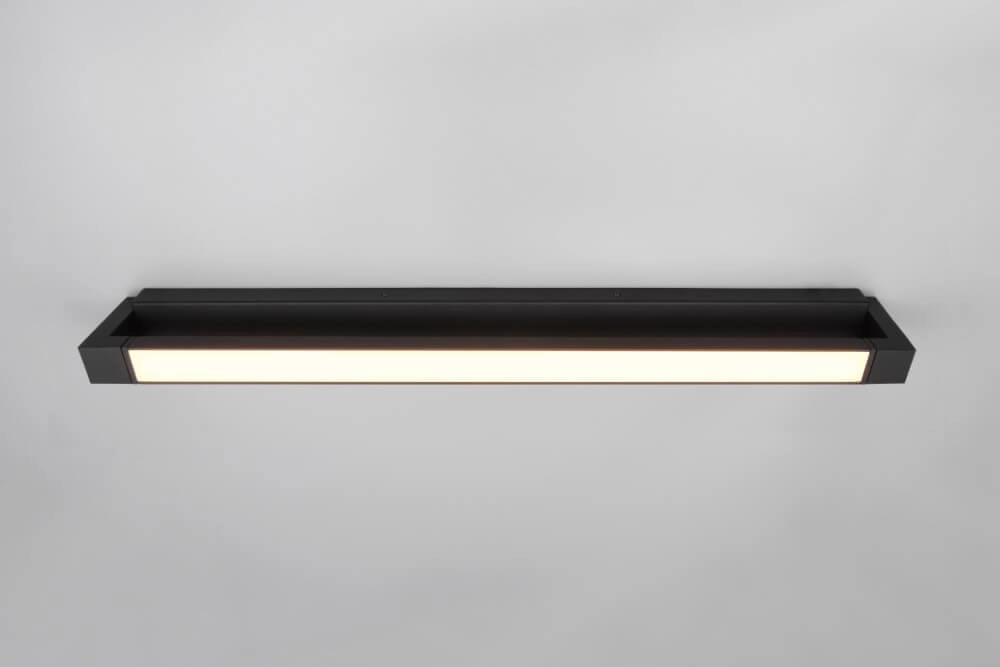 Led spiegellamp Fabrizio 80cm - zwart Trio 4017807616804