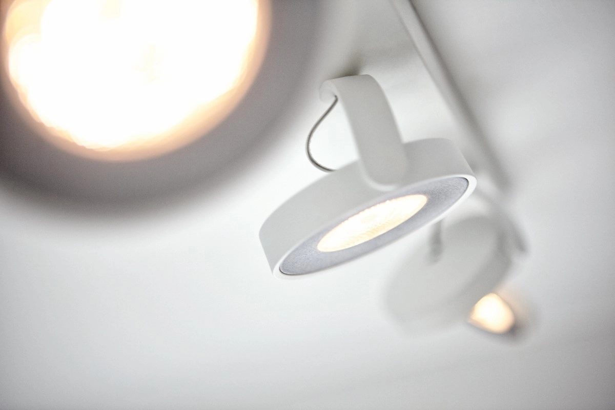 Spotlamp Clockwork 4-lichts wit Philips 8718696154526