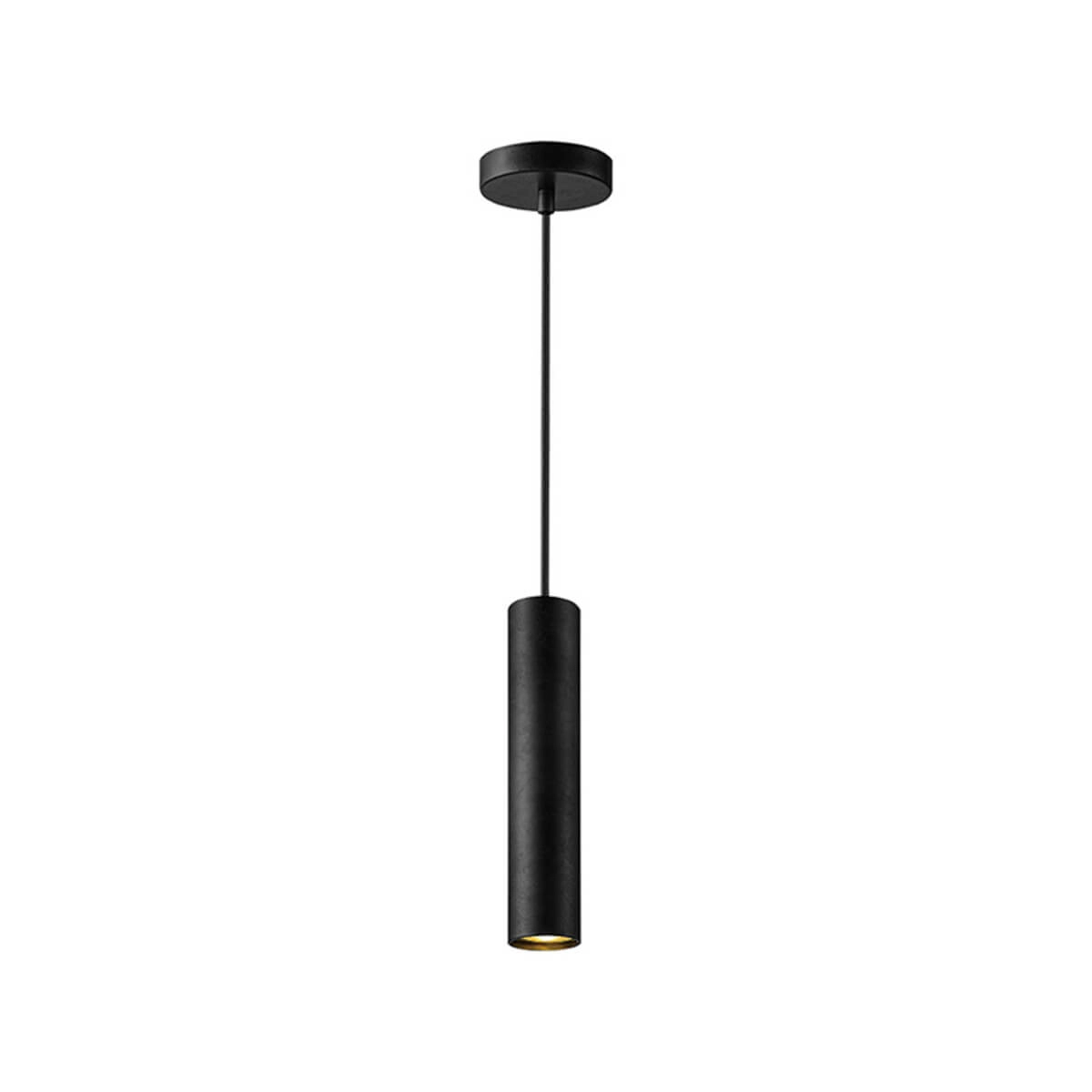Zwarte GU10 hanglamp Ferroli