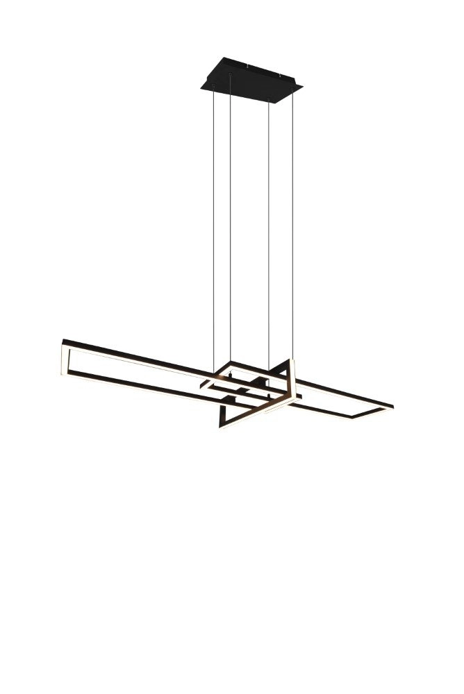 Zwarte led hanglamp Salinas Trio 4017807487923