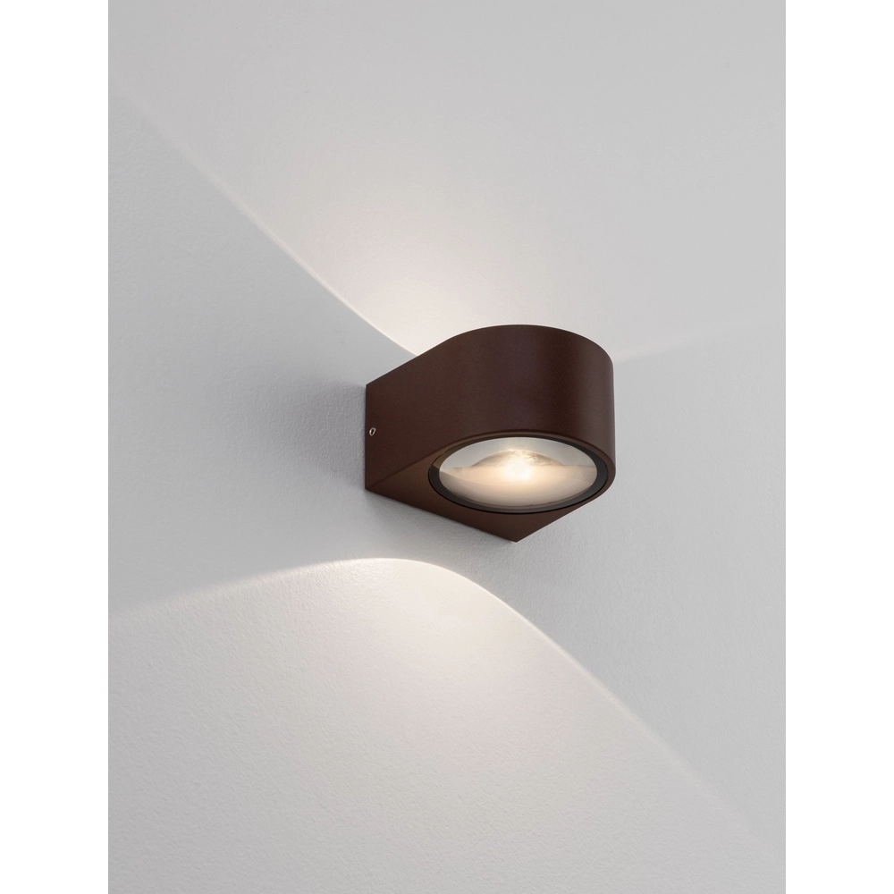 Opbouwspot Opera up & down roestbruin