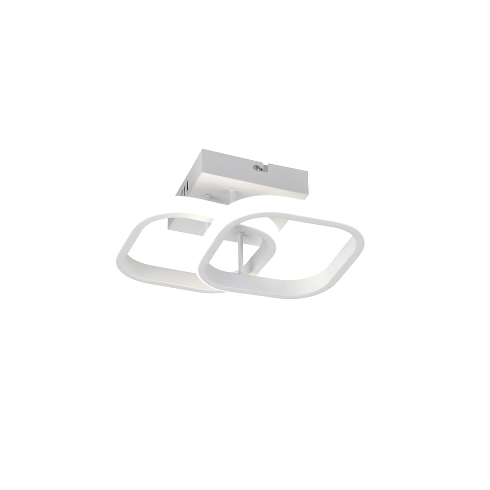 Witte plafondlamp Kasia  vierkant design