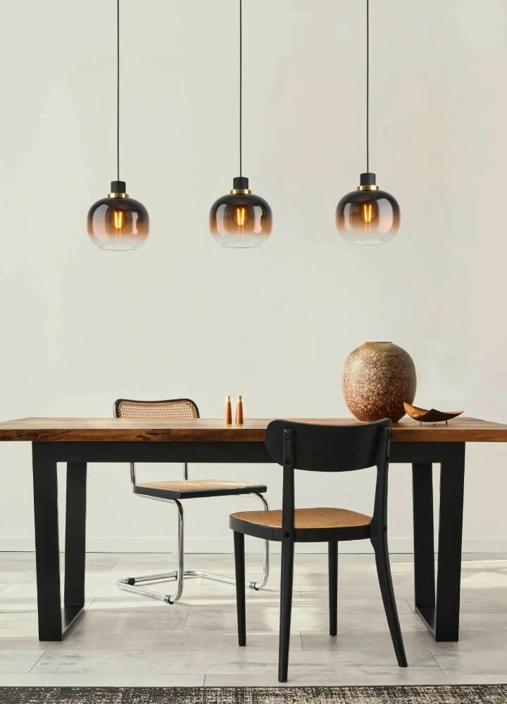 Eettafel hanglamp Oilella 3x glas Eglo 9002759996154