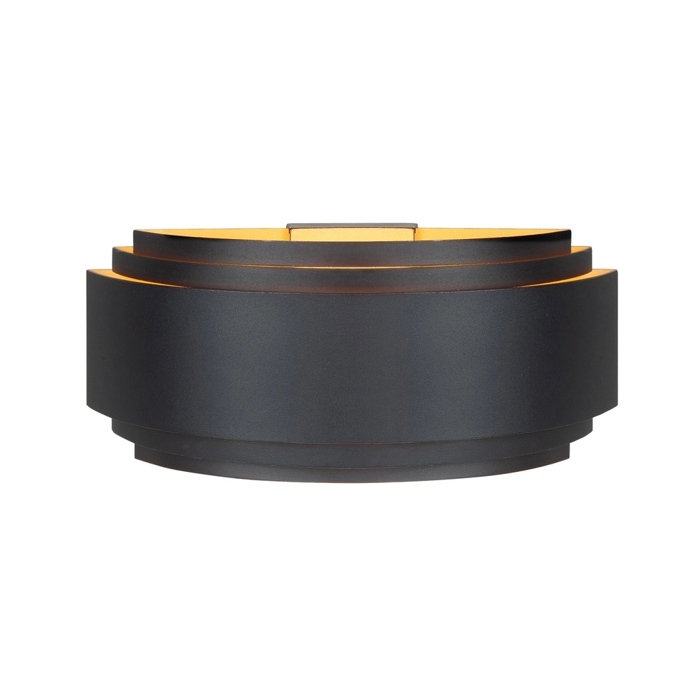 Design wandlamp Sofia zwart met goud
