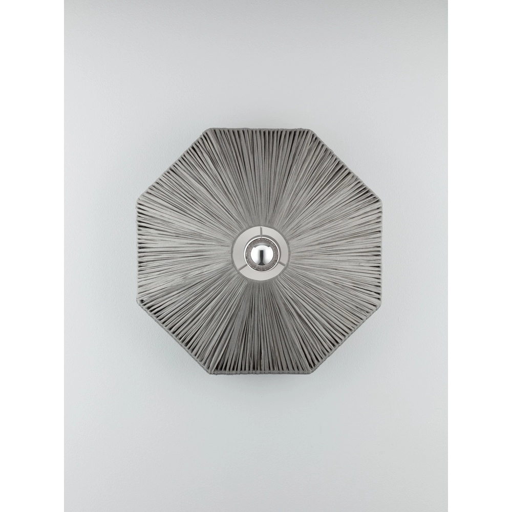 Wandlamp Elvio grijs Ø 45cm Lyora 5212017493897