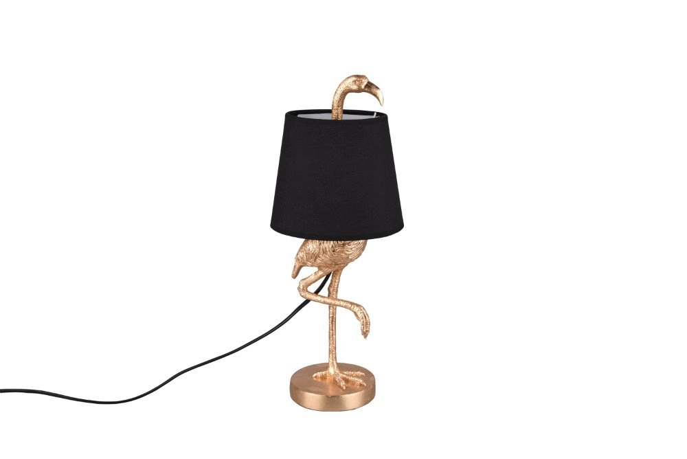 Schemerlamp Lola goud met zwart Trio 4017807459340