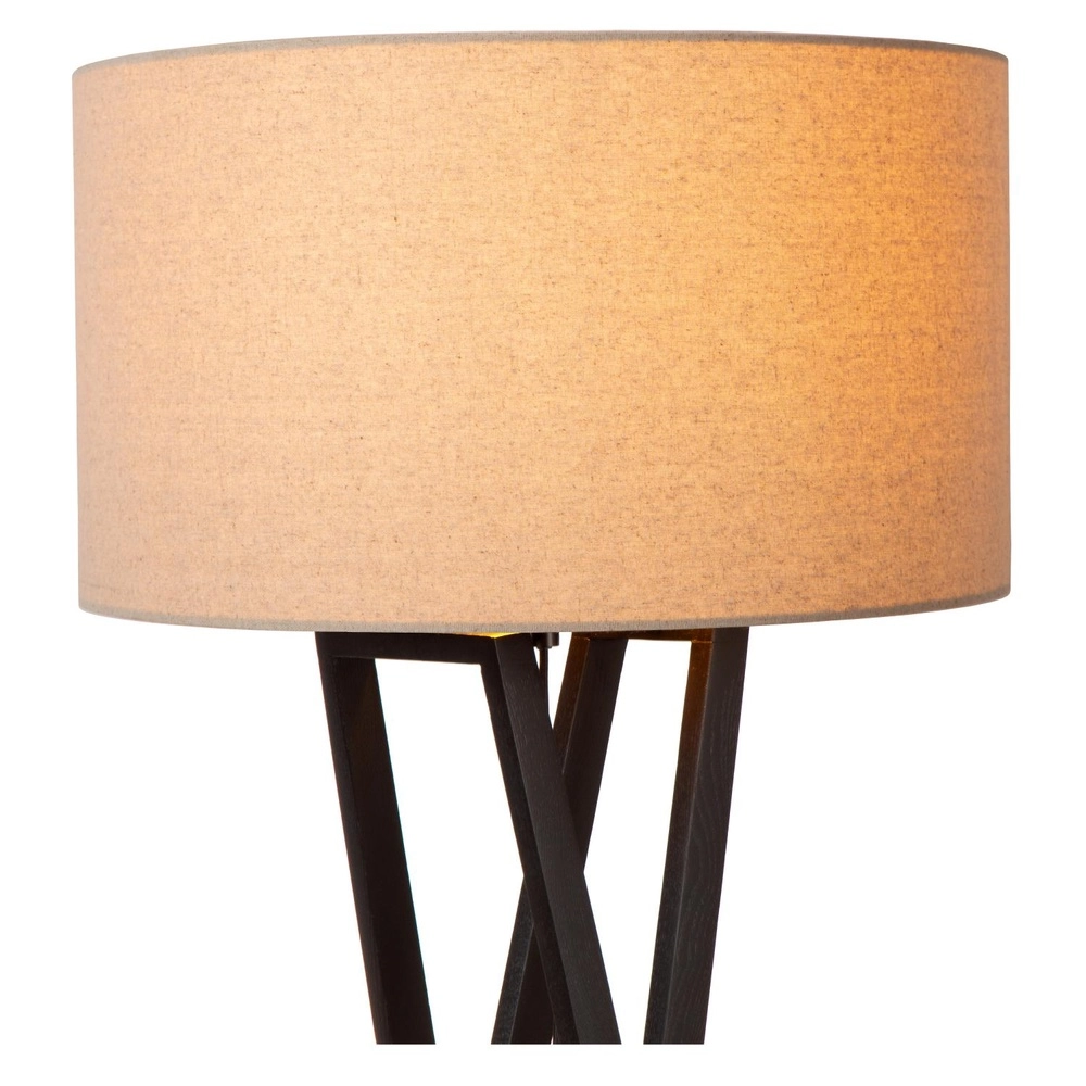 Vloerlamp Trafalgar zwart Lucide 5411212303424
