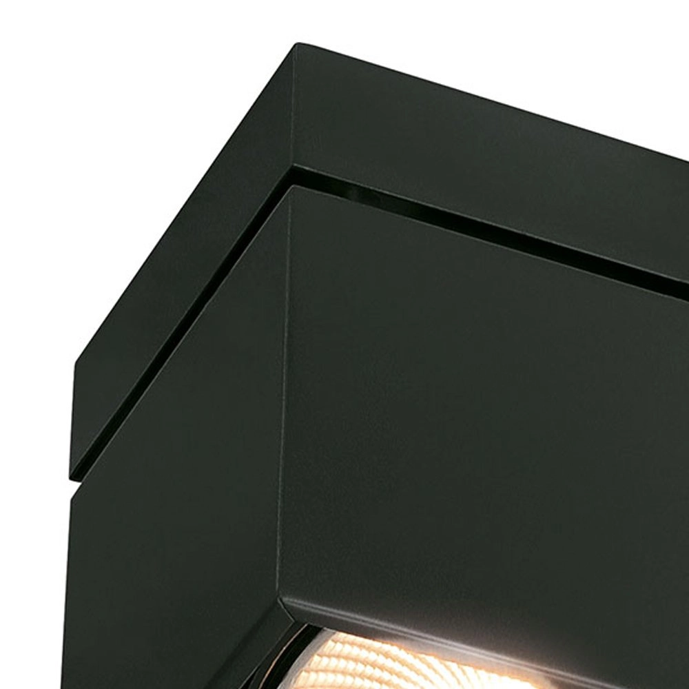 Plafondspot Kardamod  Square 1-lichts zwart SLV 4024163149754