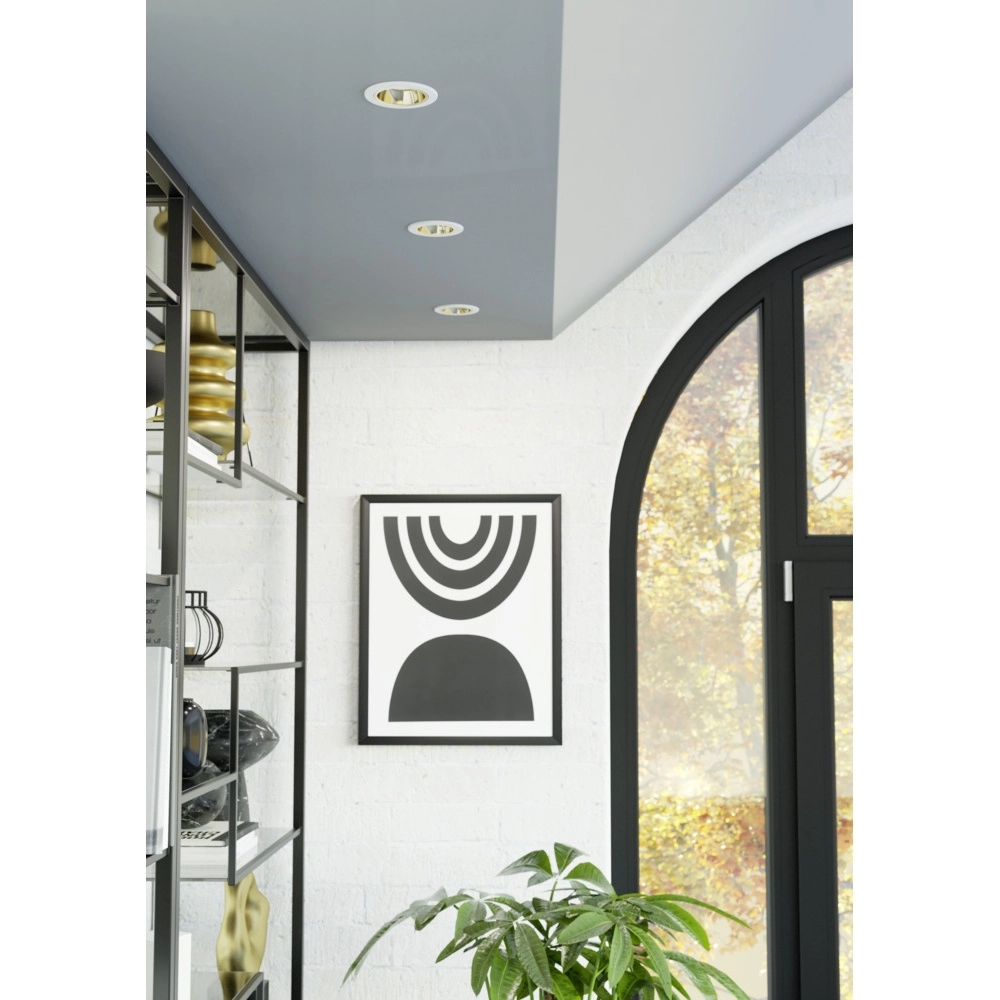 Inbouwspot smart Yebra-Z wit met goud Eglo 9008606359042