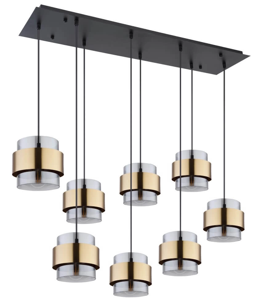 Eetkamer hanglamp Milley 8x E27 Globo 9007371416028