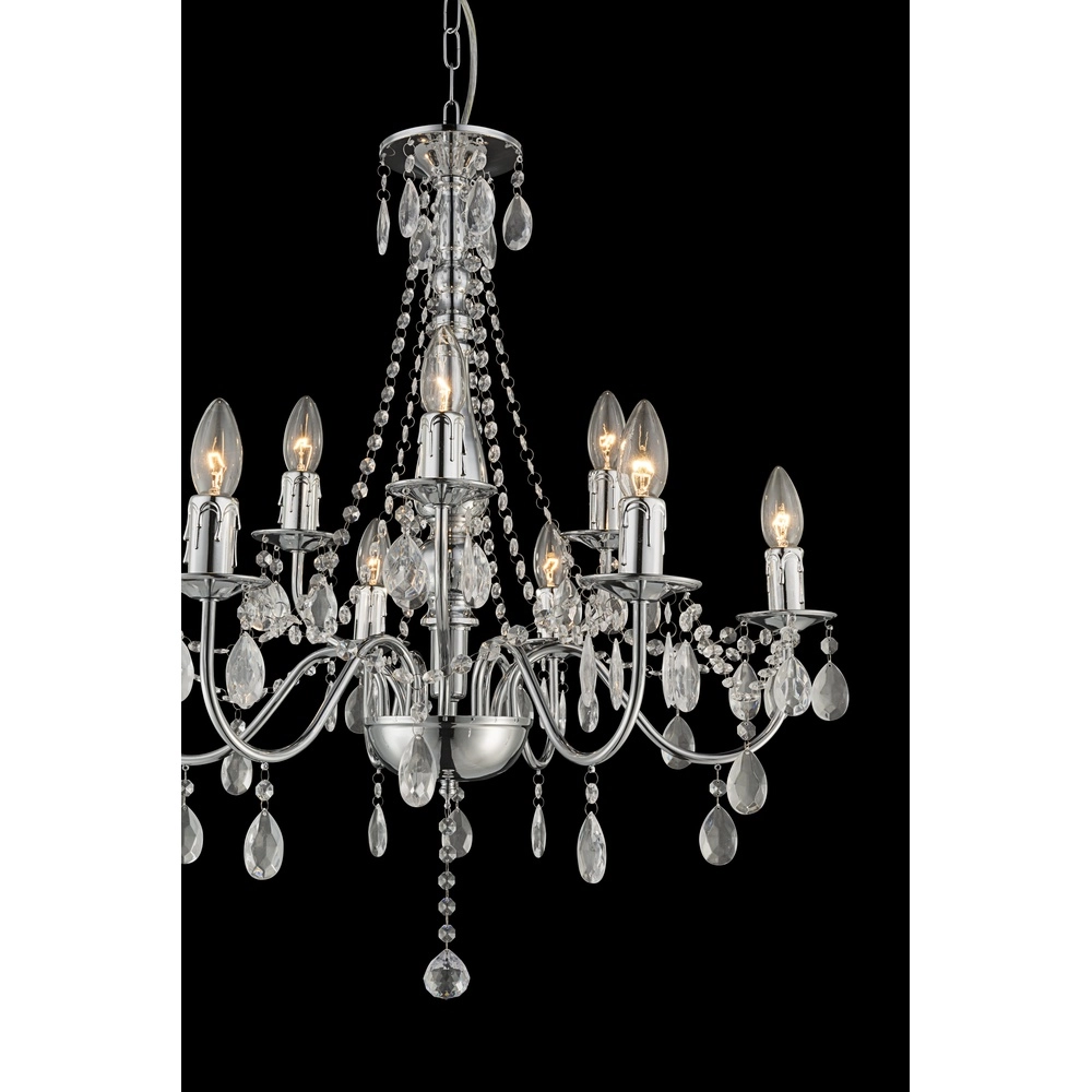 Kroonluchter William chroom Globo 9007371303151