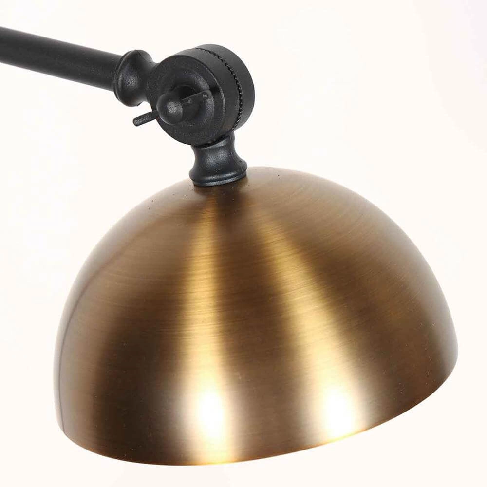 Vloerlamp Pintino zwart met brons Steinhauer 8712746176490