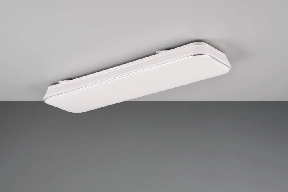 Witte plafonniere Blanca rechthoek 4000K - S Trio 4017807576870