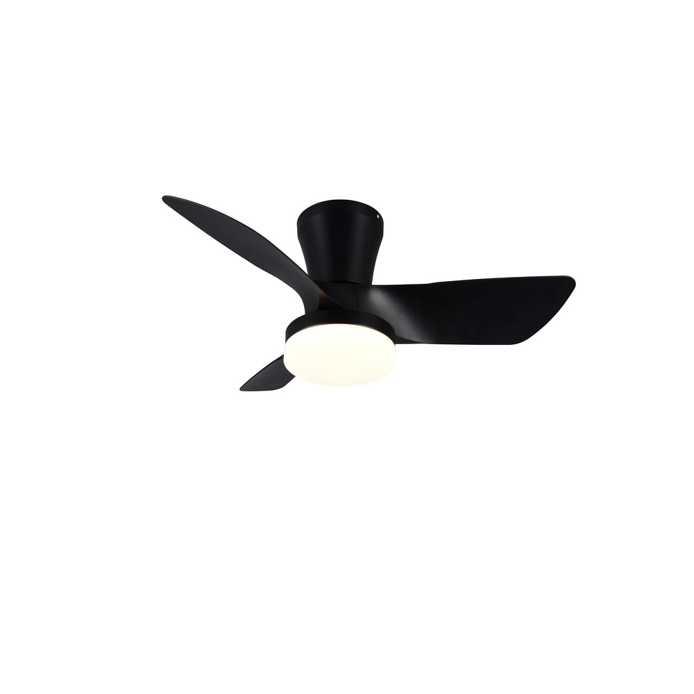 Design plafondventilator Randers zwart