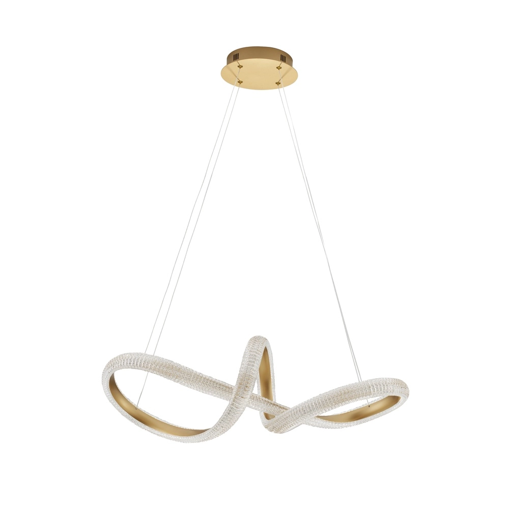 Hanglamp Medora krul goud 75cm Lyora 5212017433442