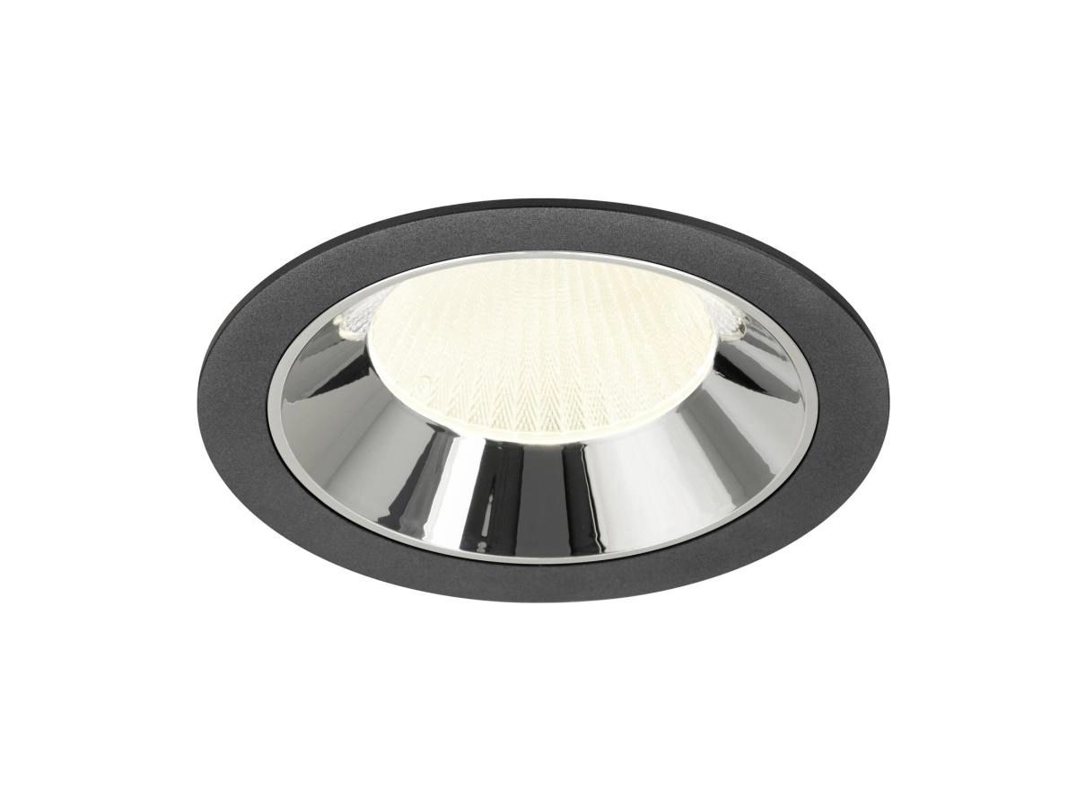 Inbouwspot Numinos XL zwart/chroom 4000K - 20gr