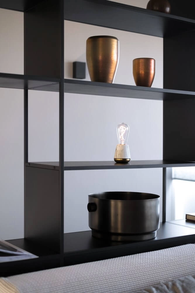 Oplaadbare tafellamp One White Marble Humble 7446023294270