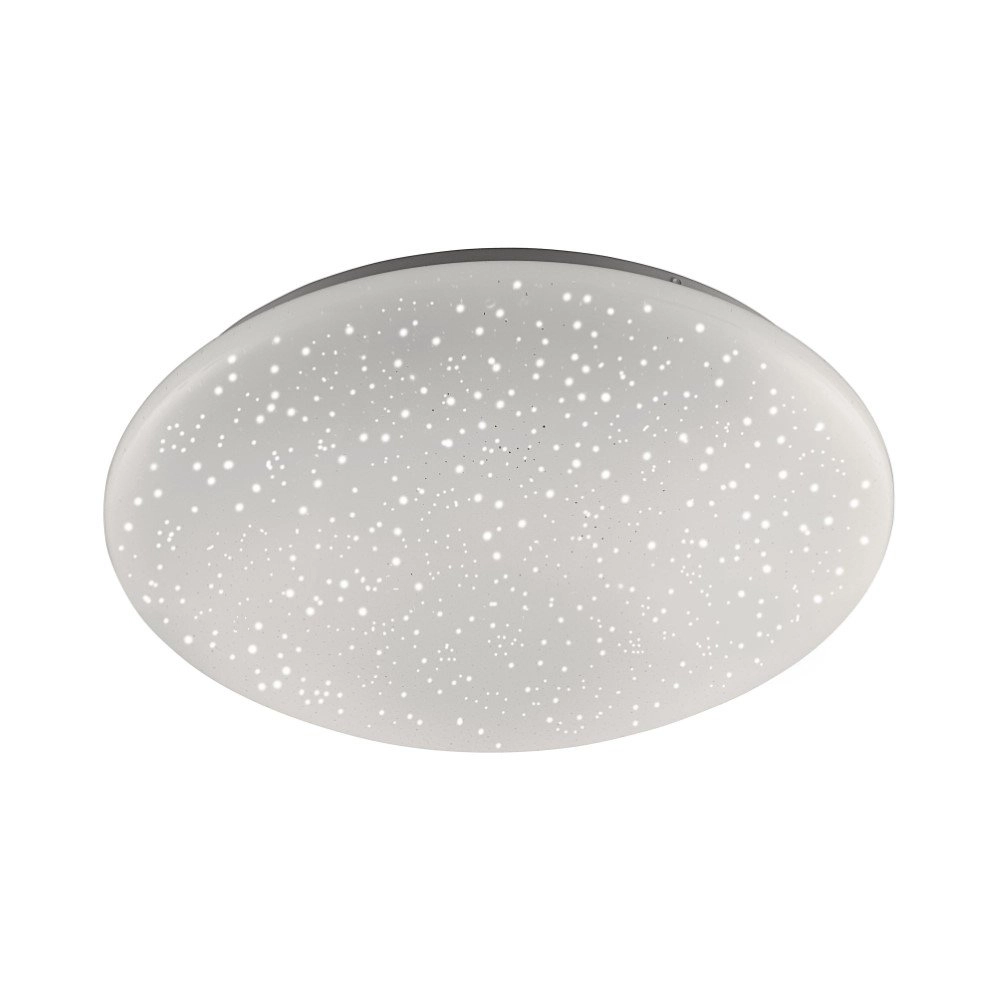Instelbare plafonnière Skyler RGB 38cm met sterren effect Just Light 4043689928896
