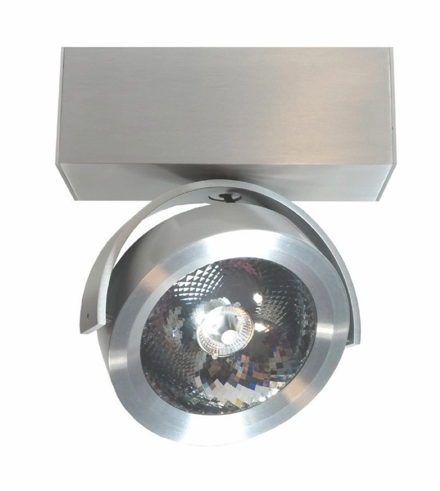 Led opbouwspot Dutchess 13w - 2700K - 16cm metaalgrijs