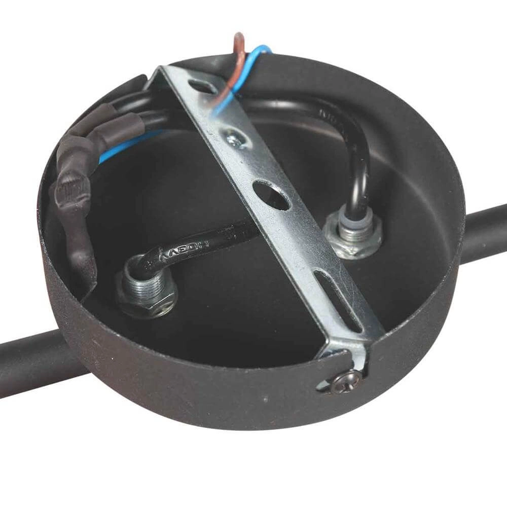 Plafondlamp Prato zwart met goud 2-lichts Steinhauer 8712746176384