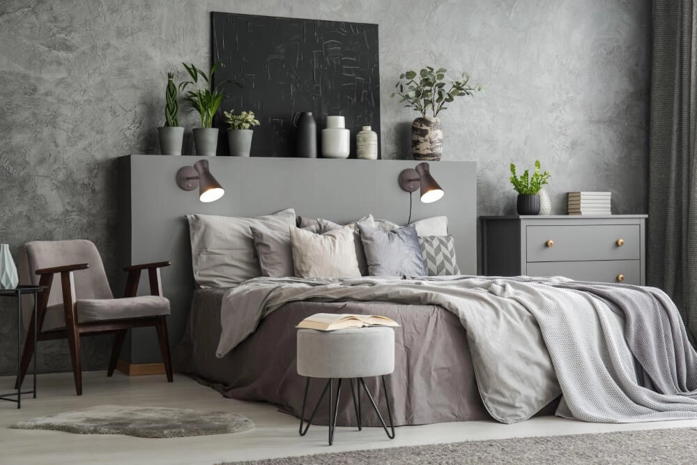 Bedlampje Enzo zwart Trio 4017807591132