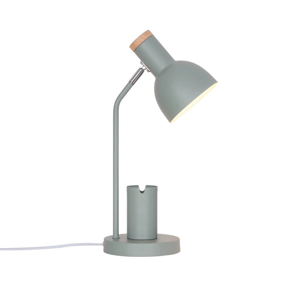 Groene bureaulamp Devone met pennenbakje Nordlux 5704924024559