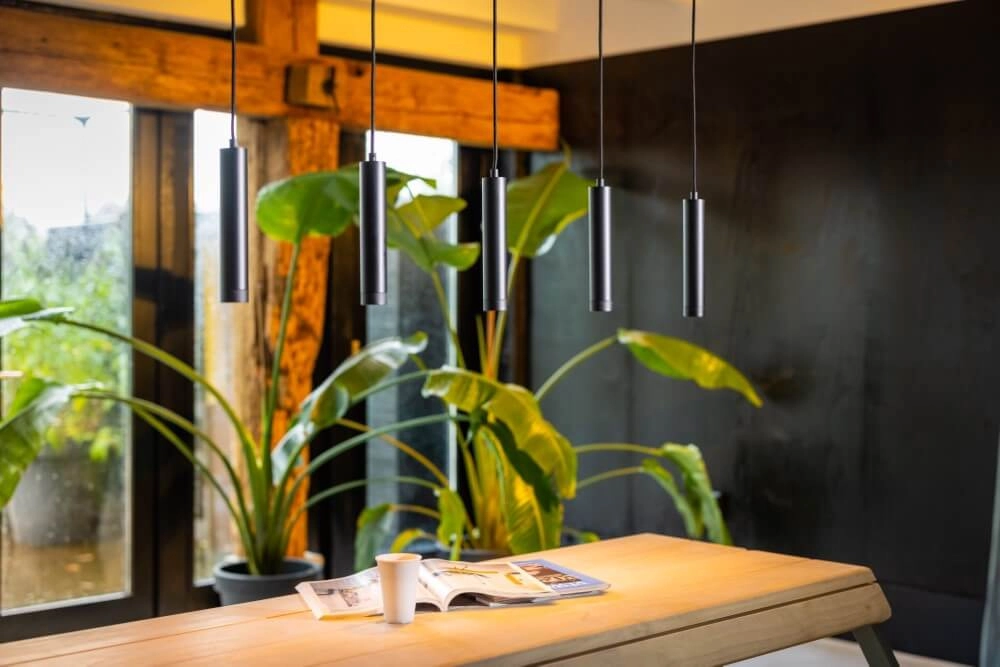 5-lichts eettafel hanglamp Miller ETH 8720195303428