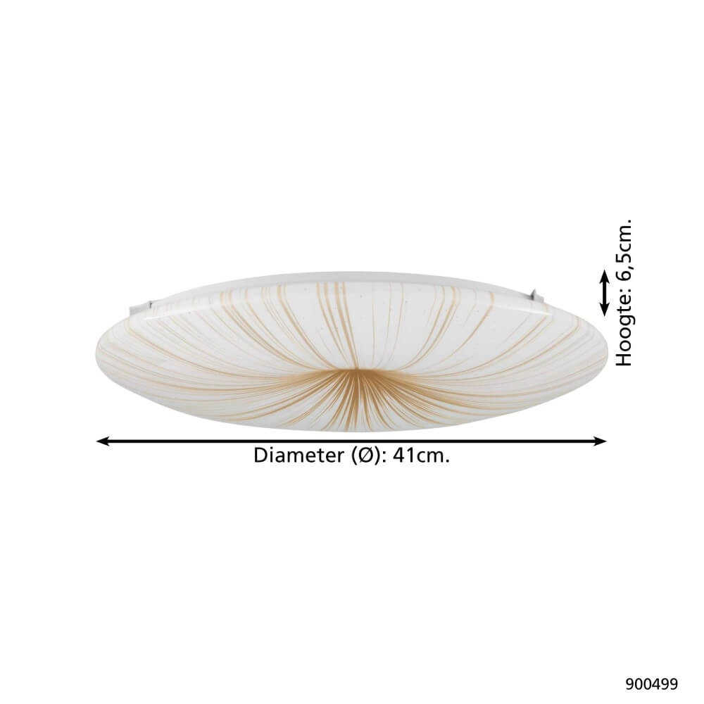 Plafonniére met led Nieves 1 Ø 41cm Eglo 9008606239641