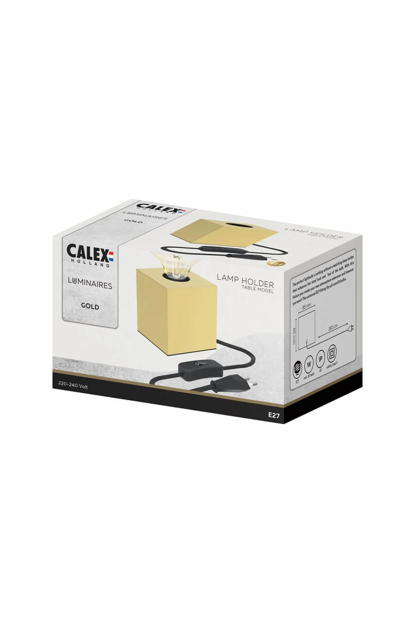 Goud tafelblokje Tabler Vierkant Circle 8712879150787