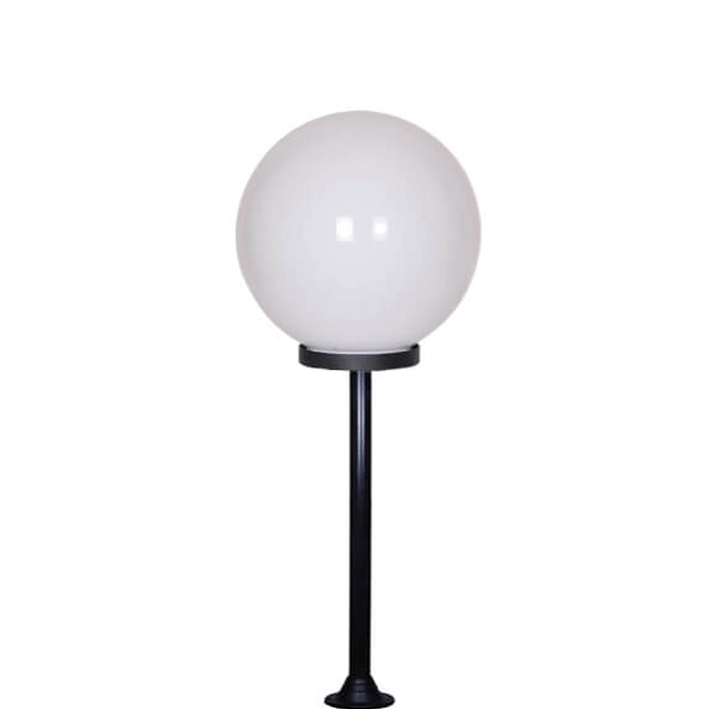 Bol lamp Bolano 141cm. staand opaal Bol lamp Bolano 141cm. staand opaal
