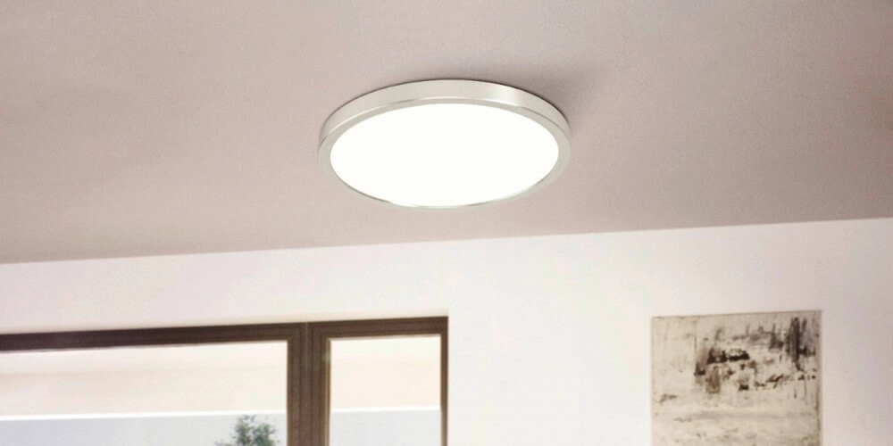 RVS plafonnière Fueva 5 Ø 28,5cm Eglo 9008606244850