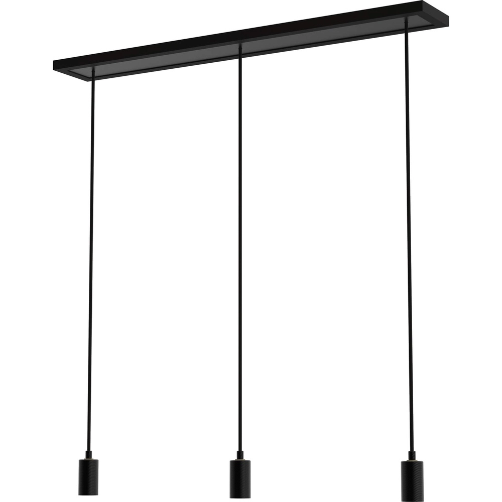 Zwarte hanglamp Madox 3-lichts