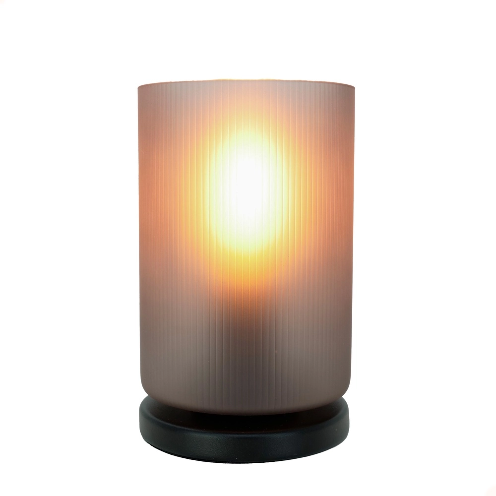 Tafellamp Colomera smoke frosted glas