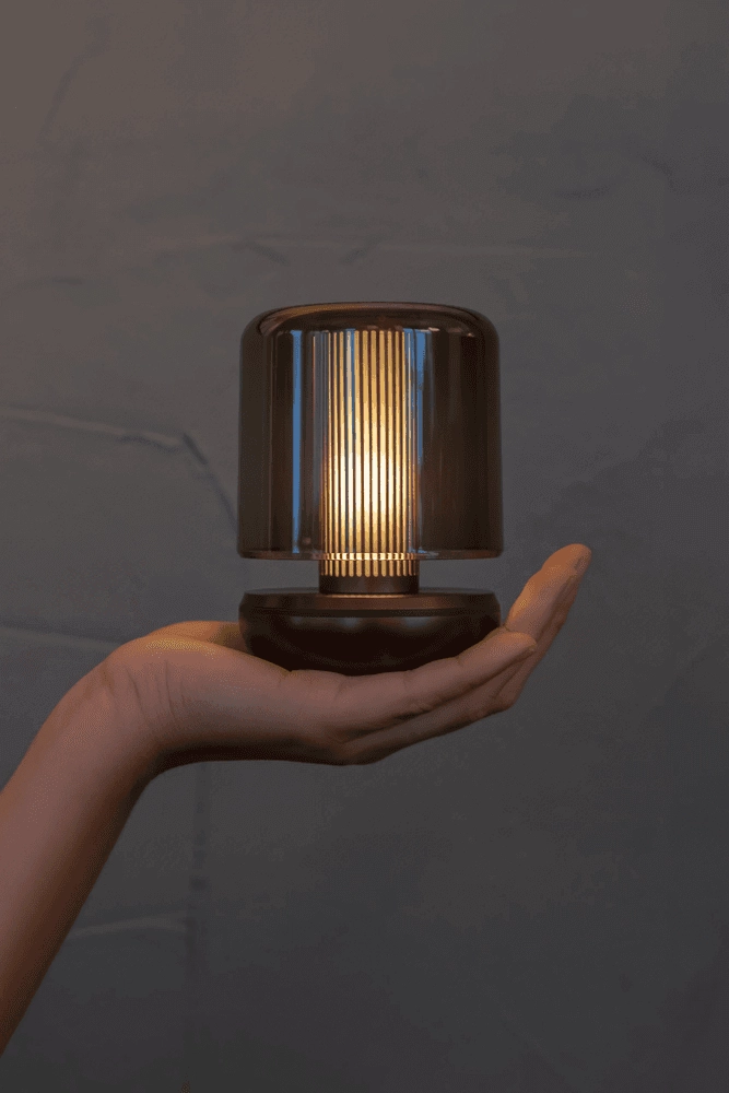 Oplaadbare tafellamp Firefly bronze smoked Humble 6097522865846