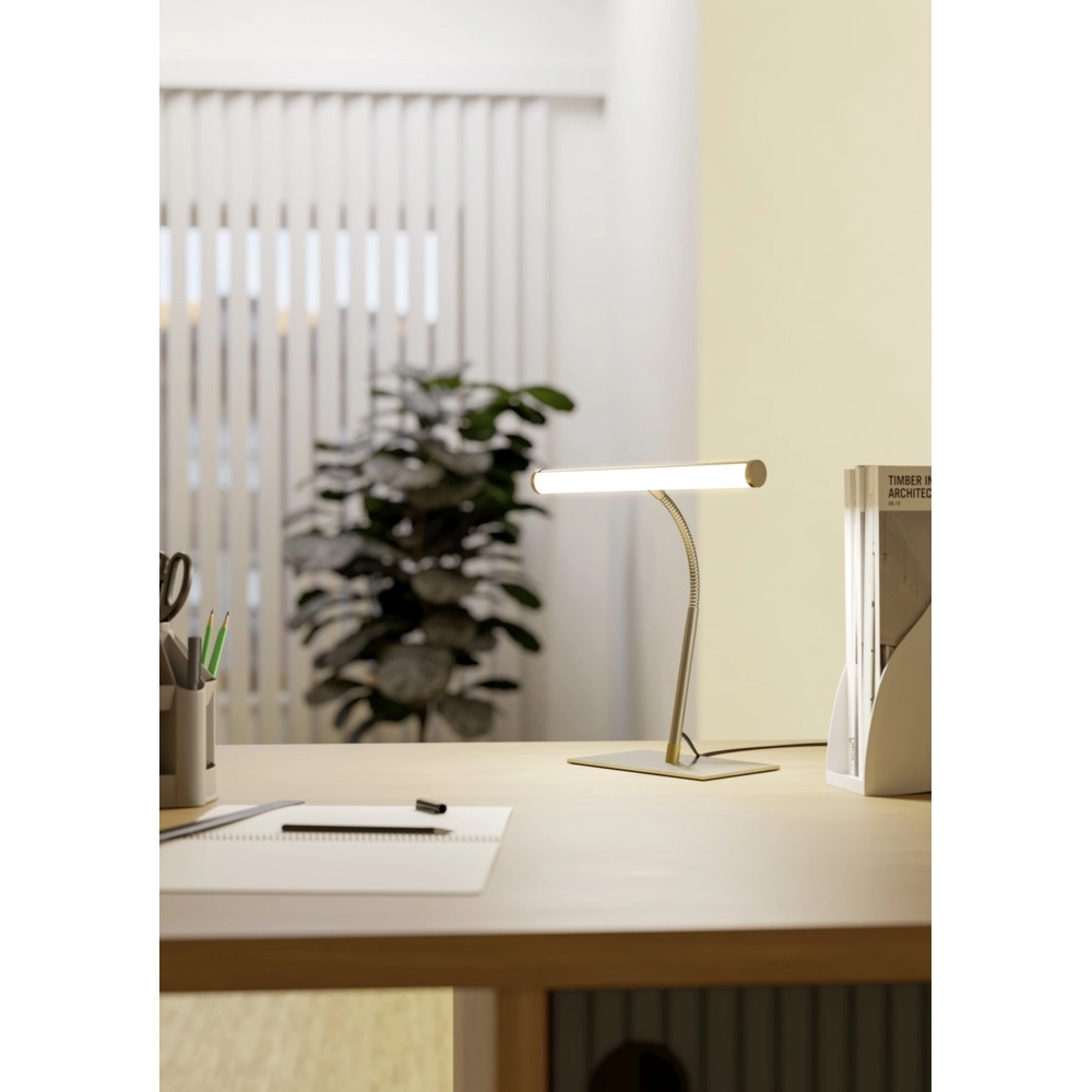 Bureaulamp Riccione nikkel Eglo 9008606357994