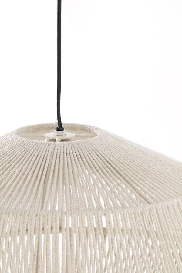 Scandinavische hanglamp Deya crème Ø 49cm Light & Living 8717807744939