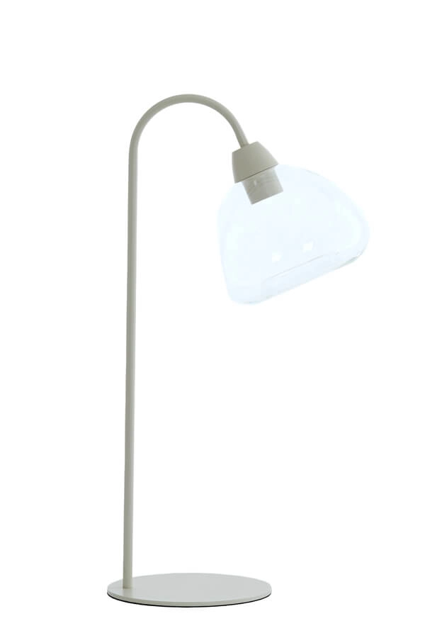 Tafellamp Bisho crème design Light & Living 8717807743376