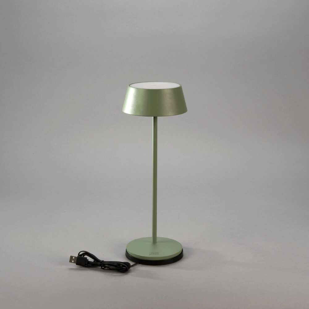 Oplaadbare tafellamp Menton mintgroen KonstSmide 7318307839630