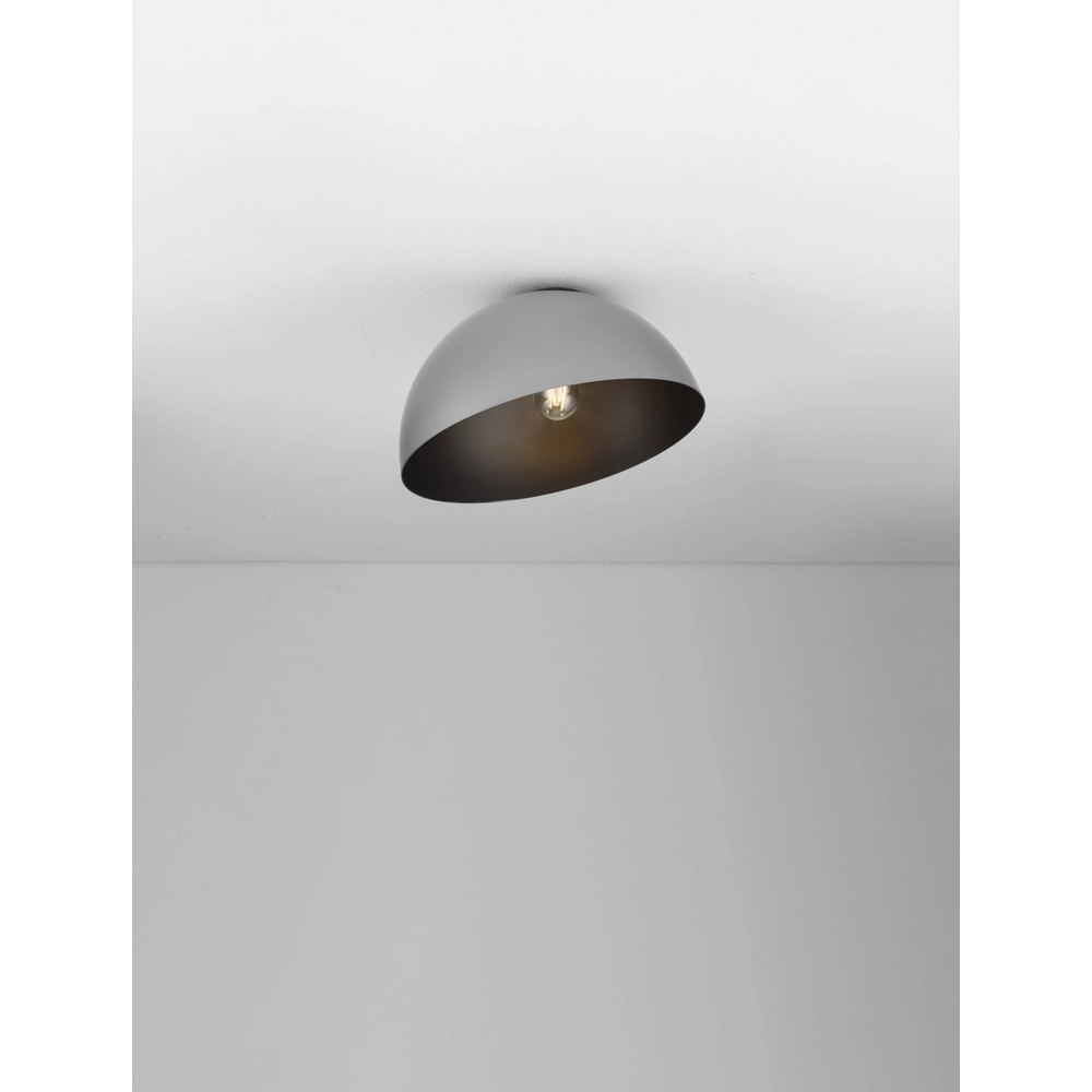 Plafondlamp Onia zwart Ø 40cm