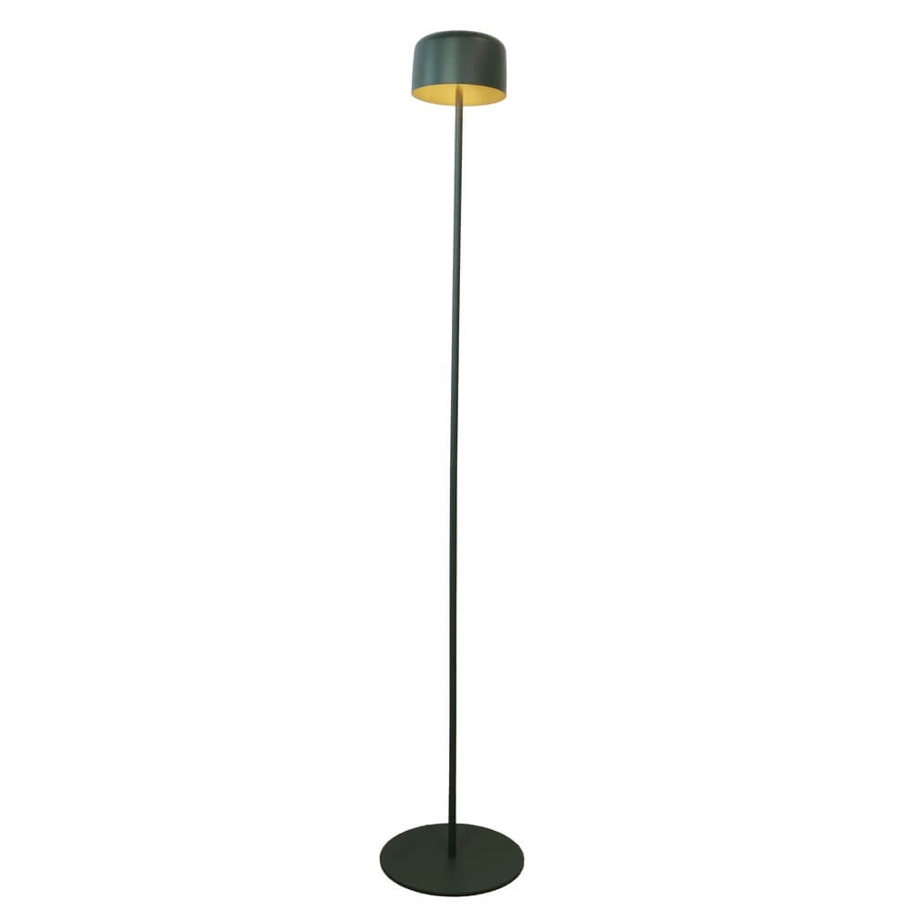 Strakke terraslamp Roccanova solar groen met usb Eglo 9008606355099