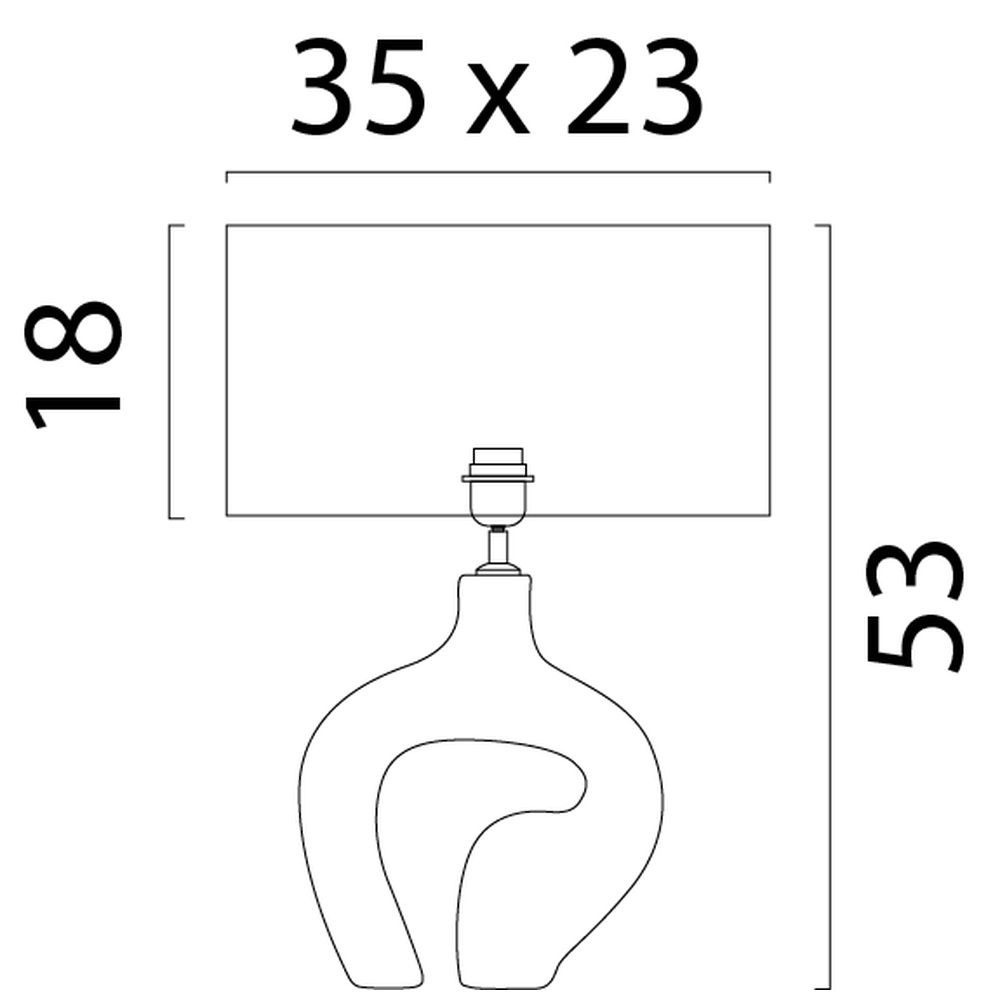 Japandi schemerlamp Woodie 35cm -hout met natural Masterlight 8718121392721