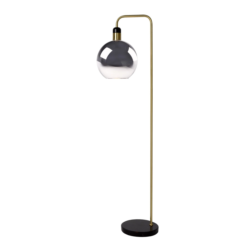 Vloerlamp Julius smoke glas
