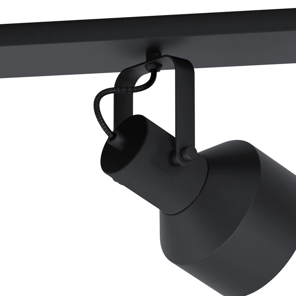 3-lichts zwarte spot Casibare Eglo 9002759995195