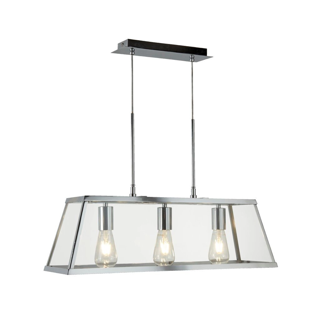 Eetkamer hanglamp Voyager 3-lichts Eetkamer hanglamp Voyager 3-lichts