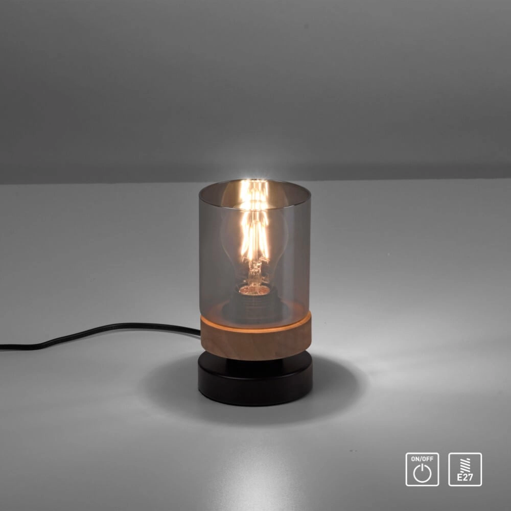 Tafellamp Pasqual zwart Just Light 4043689986087
